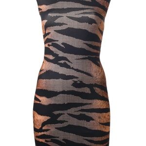 Alexander McQueen - McQ Tiger Houndstooth Dress